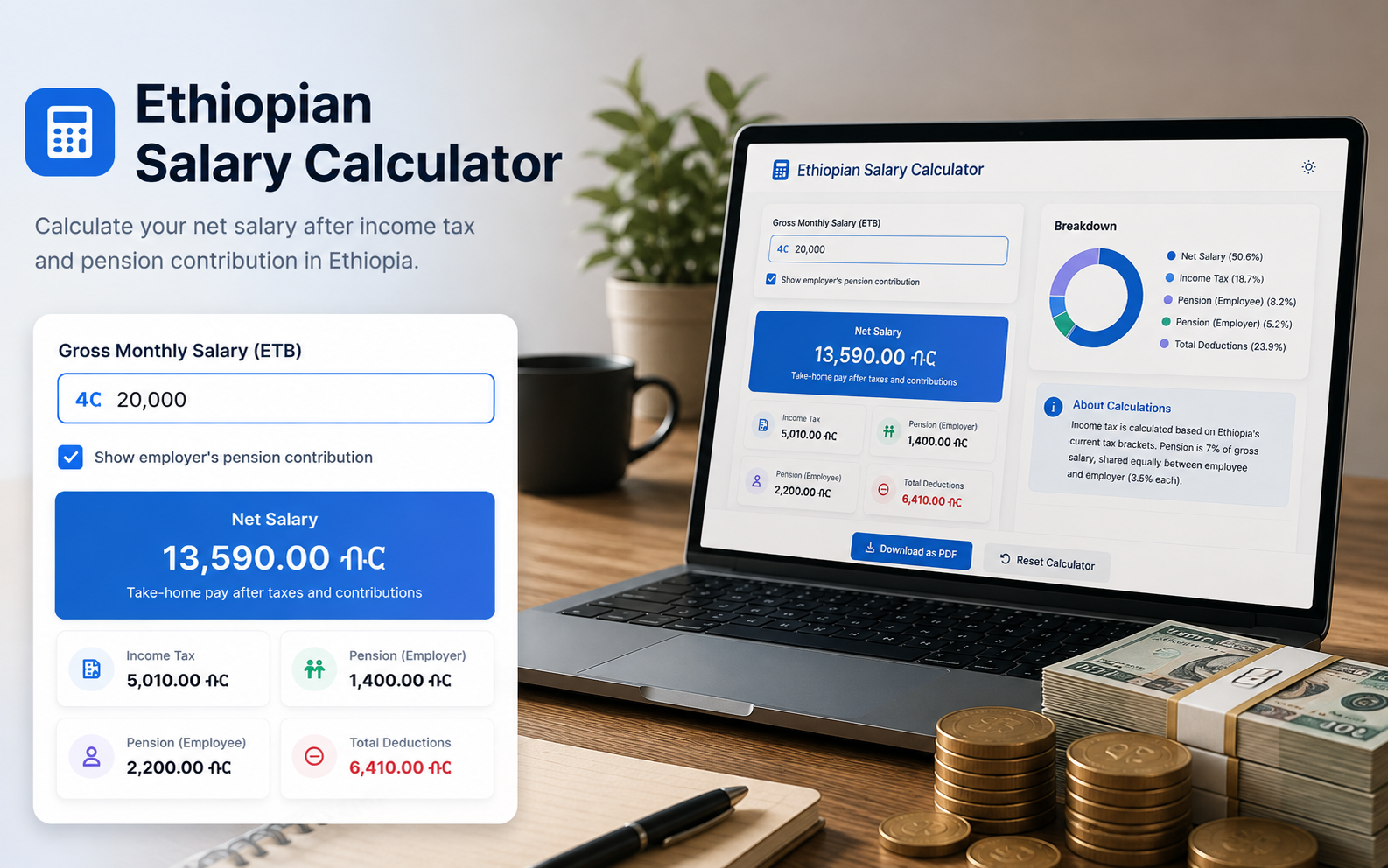 Ethiopian Salary Calculator